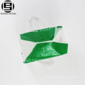 Bolso de compras plástico impreso personalizado del logotipo con la manija suave del lazo